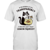 Cat stealing fishbowl lemonade in the interest of full transparency  Classic Men's T-shirt