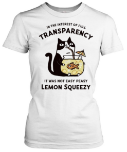 Cat stealing fishbowl lemonade in the interest of full transparency  Classic Women's T-shirt