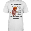 Cow do you ever wake up and just think I’m not ready for this shit Classic Men's T-shirt
