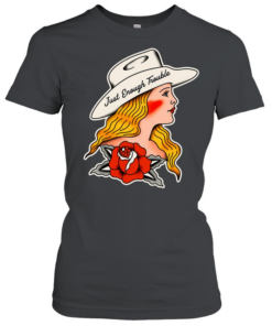 Cowgirl Western just enough trouble graphic  Classic Women's T-shirt