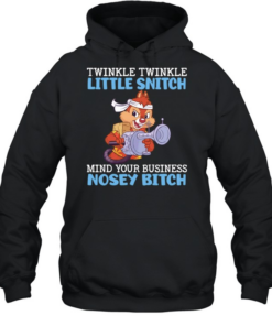 Dale Chip ‘n Dale twinkle twinkle little snitch mind your business nosey bitch Unisex Hoodie