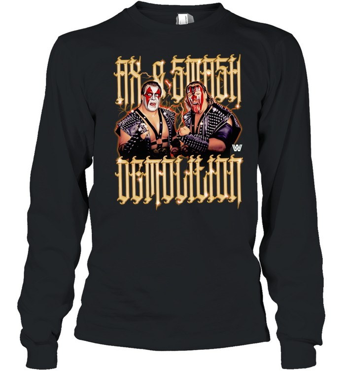 Demolition Ax and Smash Vintage Long Sleeved T-shirt