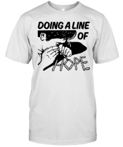 Doing a line of hope  Classic Men's T-shirt