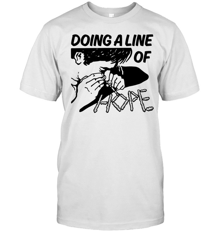 Doing a line of hope Classic Men's T-shirt