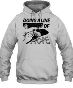 Doing a line of hope Unisex Hoodie