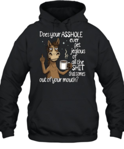 Donkey Does Your Asshole Ever Get Jealous Of All The Shit That Comes Out Of Your Mouth  Unisex Hoodie