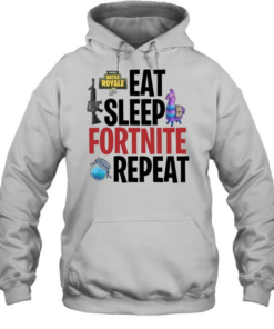 Eat Sleep Repeat  Unisex Hoodie