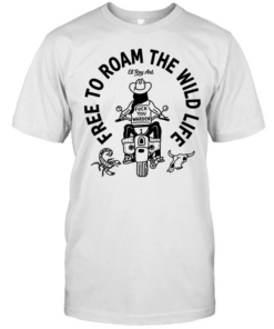 El Ray Art free to roam the wild life fuck you warden  Classic Men's T-shirt