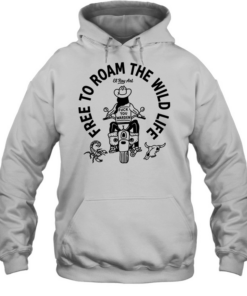 El Ray Art free to roam the wild life fuck you warden  Unisex Hoodie