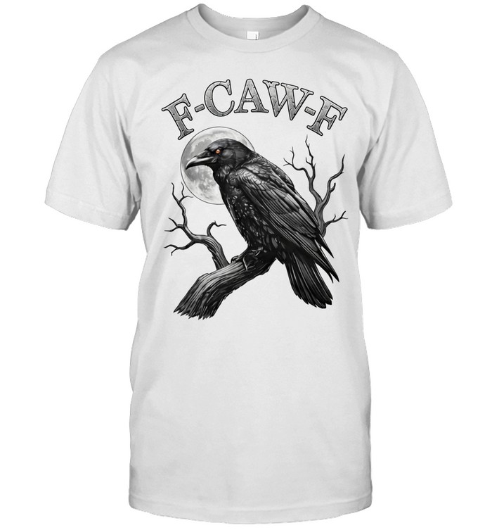 F-Caw-F Funny Black Bird Moon Gothic Adult Humor Tee Classic Men's T-shirt