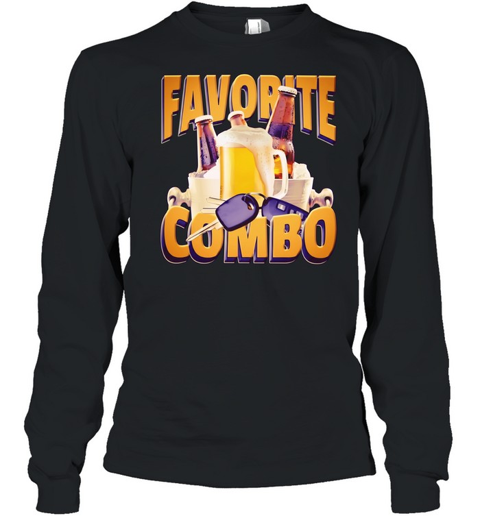 Favorite Combo beer 90s bootleg Long Sleeved T-shirt