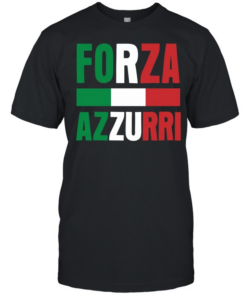  Forza Azzurri Italy  Classic Men's T-shirt