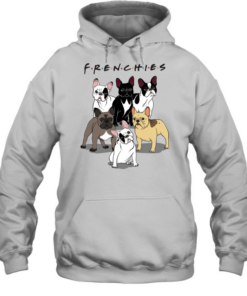 Frenchies Bulldogs Friends tv show Unisex Hoodie
