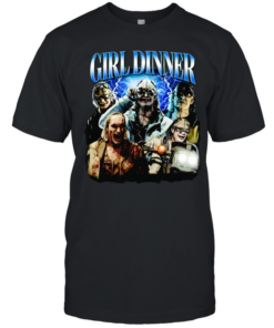 Girl Dinner horror lightning  Classic Men's T-shirt