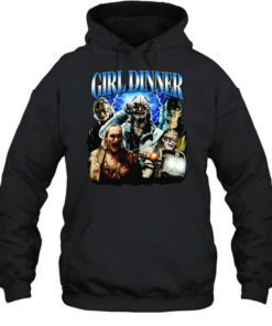 Girl Dinner horror lightning  Unisex Hoodie