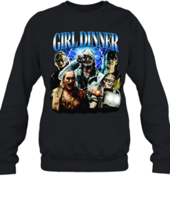 Girl Dinner horror lightning  Unisex Sweatshirt
