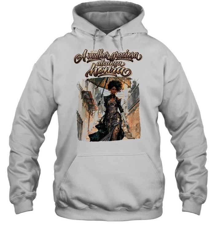 Girl a mulher graciosa alcanca honra Unisex Hoodie