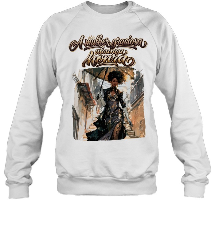 Girl a mulher graciosa alcanca honra Unisex Sweatshirt