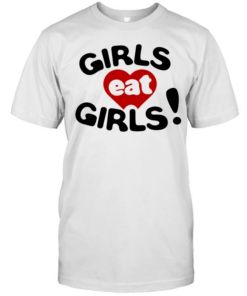 Girls eat girls heart  Classic Men's T-shirt