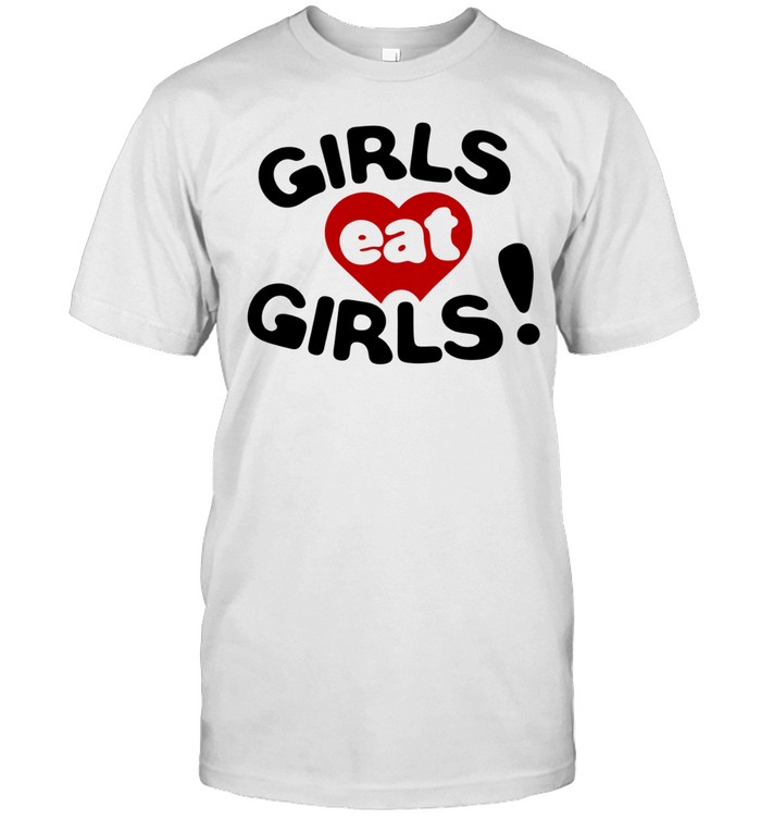 Girls eat girls heart Classic Men's T-shirt
