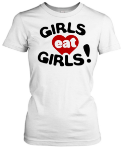 Girls eat girls heart Classic Women's T-shirt