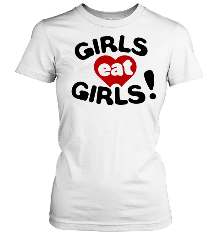 Girls eat girls heart Classic Women's T-shirt