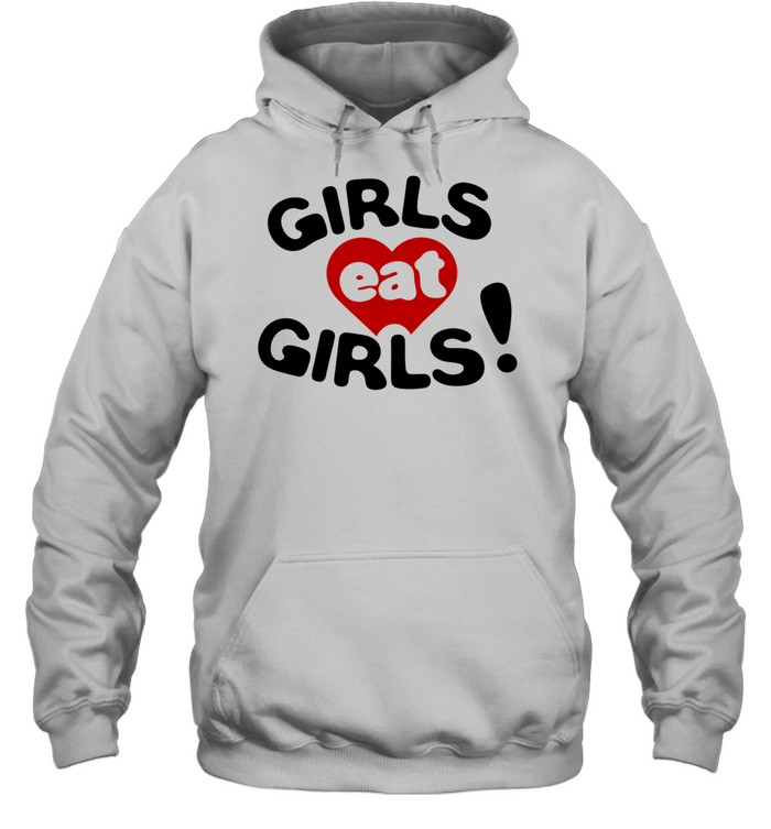 Girls eat girls heart Unisex Hoodie
