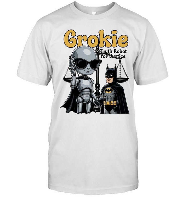 Grokie Batman Truth Robot for Justice Classic Men's T-shirt
