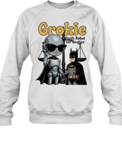 Grokie Batman Truth Robot for Justice Unisex Sweatshirt