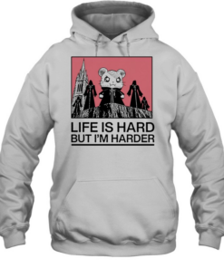 Hamtoro boss life Is hard bot I’m harder  Unisex Hoodie