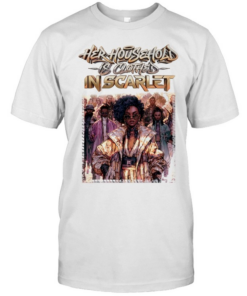 Her household is clothed in scarlet graphic  Classic Men's T-shirt