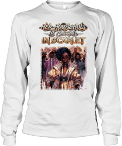 Her household is clothed in scarlet graphic  Long Sleeved T-shirt