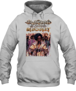 Her household is clothed in scarlet graphic  Unisex Hoodie