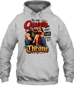 Her throne by me queen and I will be your love  Unisex Hoodie