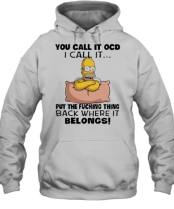 Homer Simpson put the fucking thing back where it belongs Unisex Hoodie