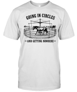Horse going In circles and getting nowhere  Classic Men's T-shirt