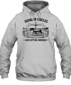Horse going In circles and getting nowhere  Unisex Hoodie