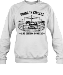 Horse going In circles and getting nowhere  Unisex Sweatshirt