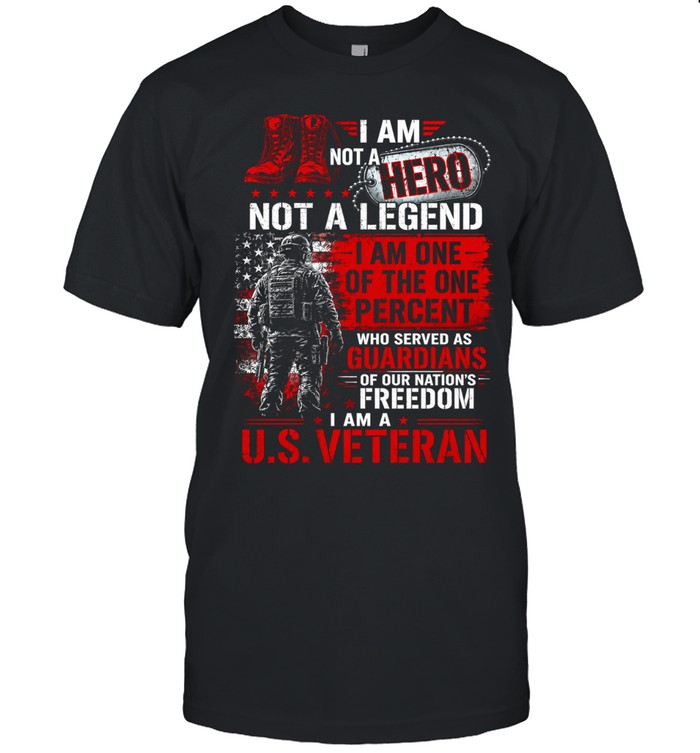 I Am One Of The One Percent Who Served As Guardians Of Freedom Classic Men's T-shirt