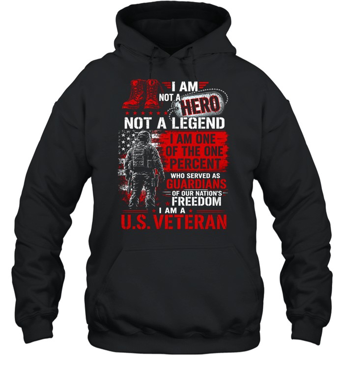 I Am One Of The One Percent Who Served As Guardians Of Freedom Unisex Hoodie
