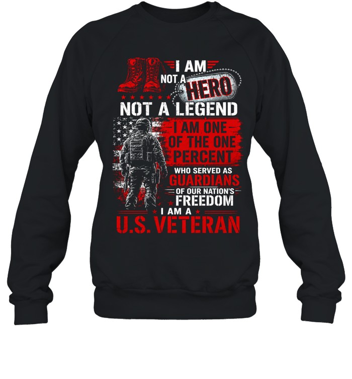 I Am One Of The One Percent Who Served As Guardians Of Freedom Unisex Sweatshirt