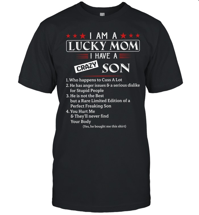 I Am a Lucky Mom Classic Men's T-shirt
