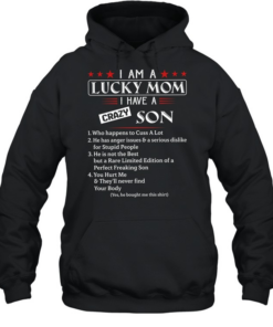 I Am a Lucky Mom Unisex Hoodie
