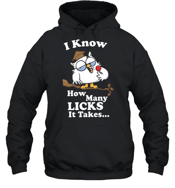 I Know How Many Licks It Takes Unisex Hoodie