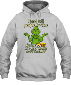 I just tell people I'M fine Cause WTF Are they gowna do if I'M not  Unisex Hoodie