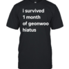 I survived 1 month of geonwoo hiatus text  Classic Men's T-shirt