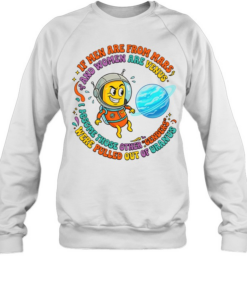 If men are from mars women are from venus I assume those other genders  Unisex Sweatshirt