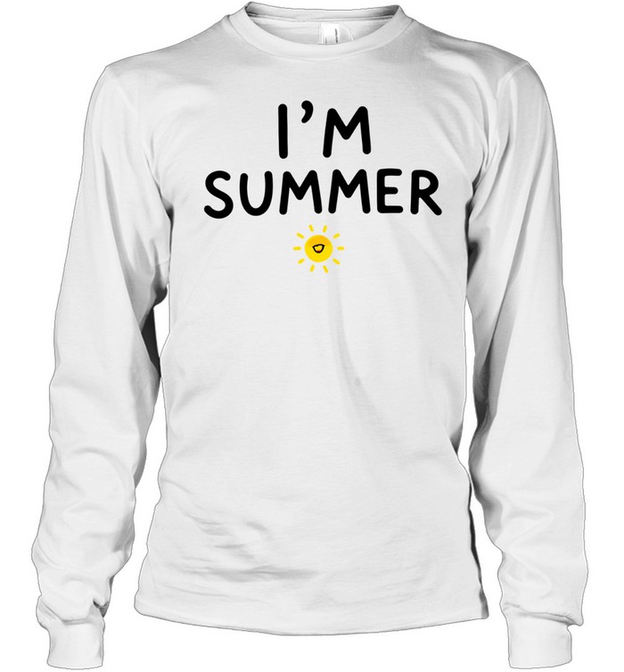 I’m Summer sun graphic Long Sleeved T-shirt