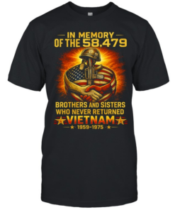 In Memory Of The 58,479 Vietnam Brothers And Sisters Classic Men's T-shirt