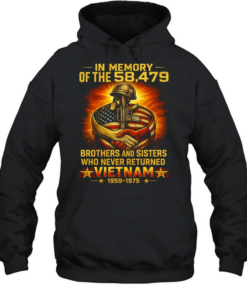 In Memory Of The 58,479 Vietnam Brothers And Sisters Unisex Hoodie